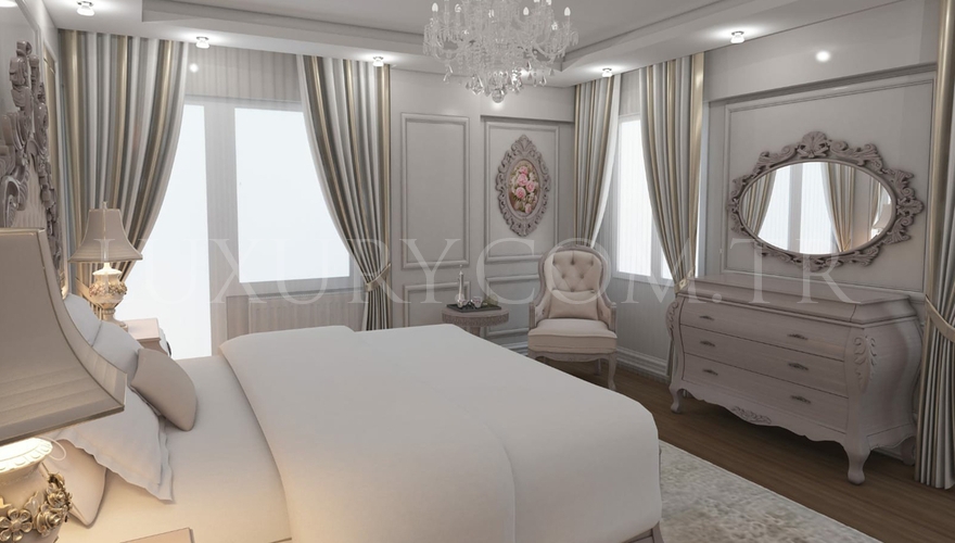 2022 Agra Özel Tasarım Oymalı Classic Bedroom - 2