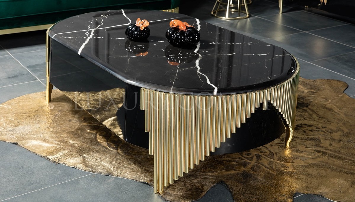 Destan Metal Coffee Table - 4