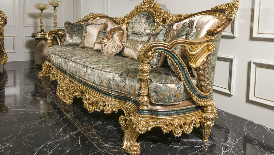 Lüks Akasya Classic Sofa Set - 6