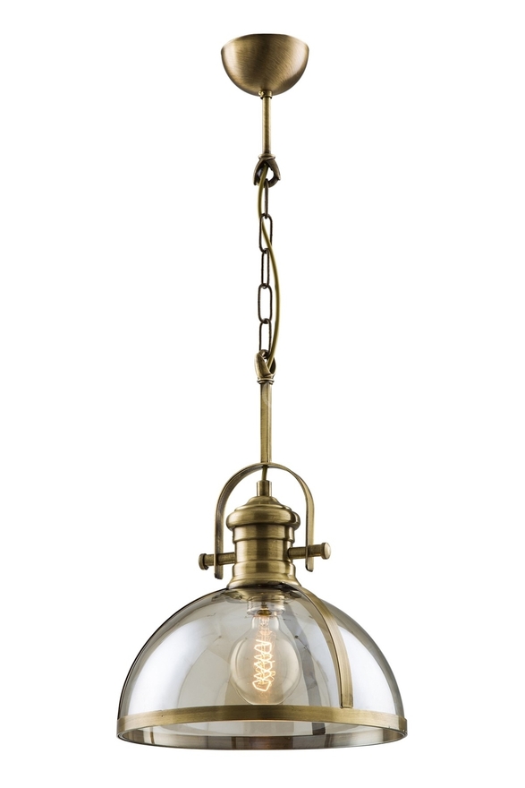 Luxury L-5063-1E Eskitme Kaplama Modern Chandelier E27 Metal Cam 30cm - 1