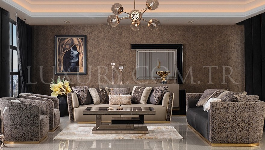 Mirage Metal Sofa Set - 1