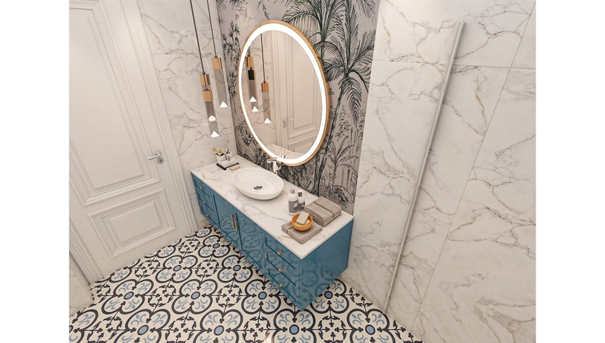 Portara Bathroom Decoration Project - 2