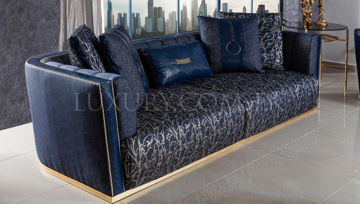 Sidney Metal Sofa Set - 5