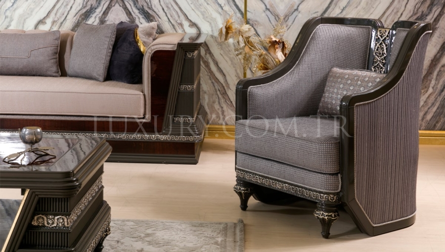 Sırma Classic Sofa Set - 5