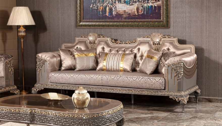 Valena Classic Sofa Set - 2