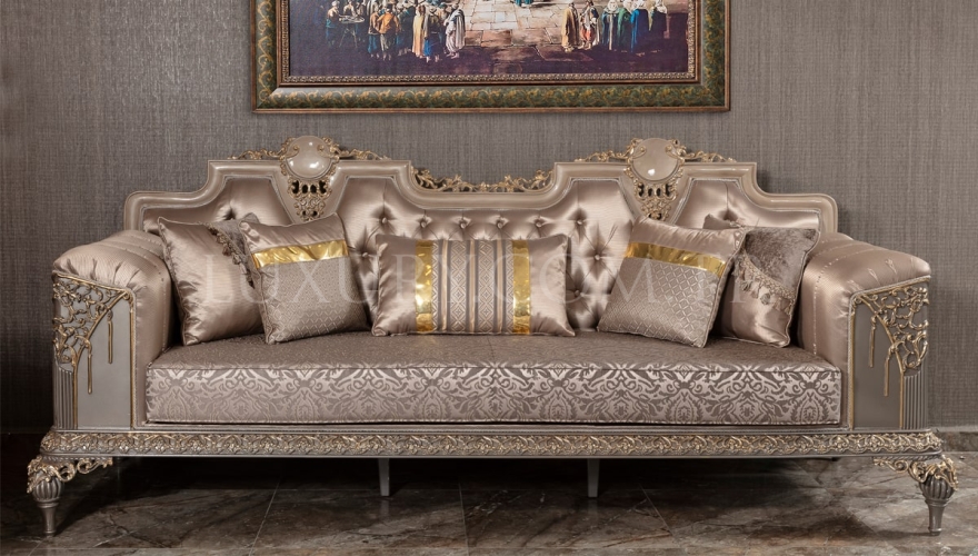 Valena Classic Sofa Set - 3