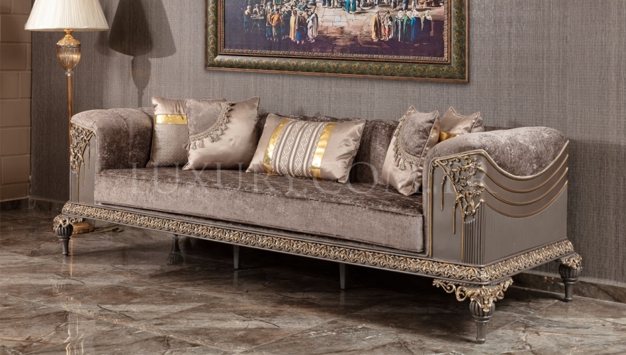 Valena Classic Sofa Set - 4