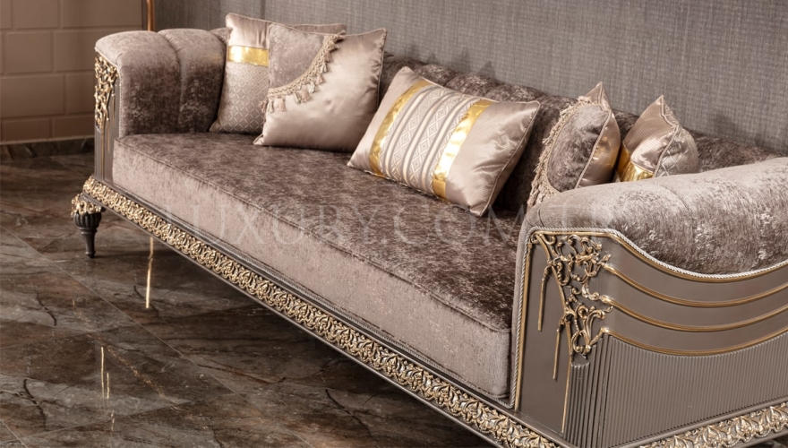 Valena Classic Sofa Set - 5